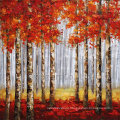 Aluminum Panel Art Painting for Trees